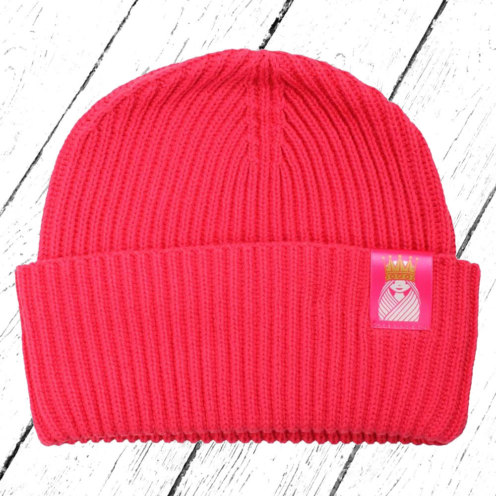 Danefae Strickmütze Daneby Cotton Beanie Bright Pink