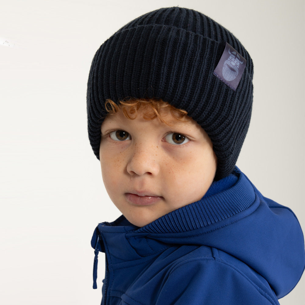 Danefae Strickmütze Daneby Cotton Beanie Dark Navy