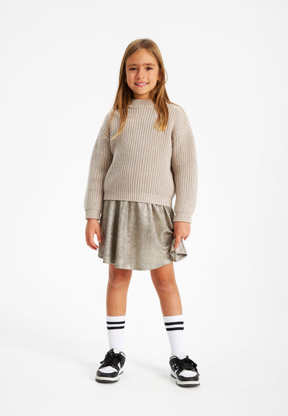 THE NEW Glitzer Rock TNLeah Skirt Gold
