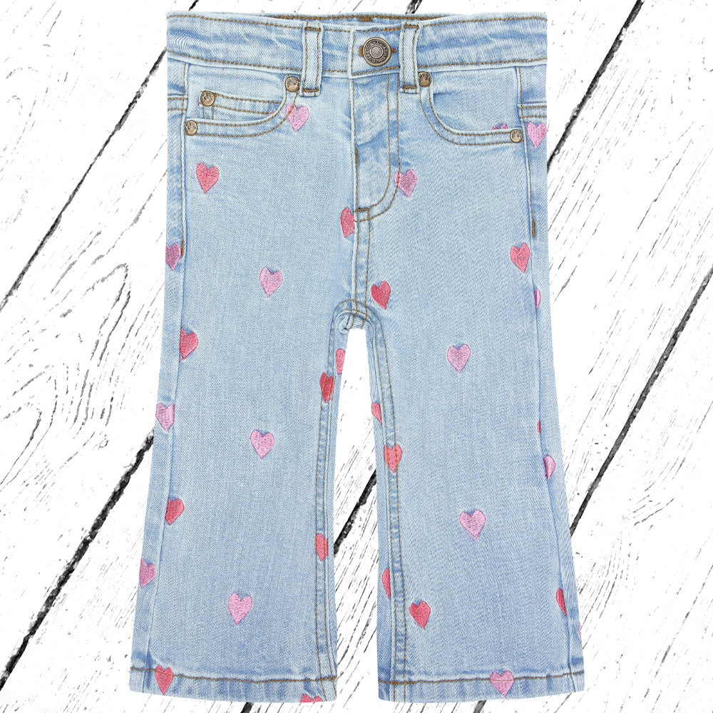 THE NEW TNSLieflared Embroidery Jeans Light Blue Denim