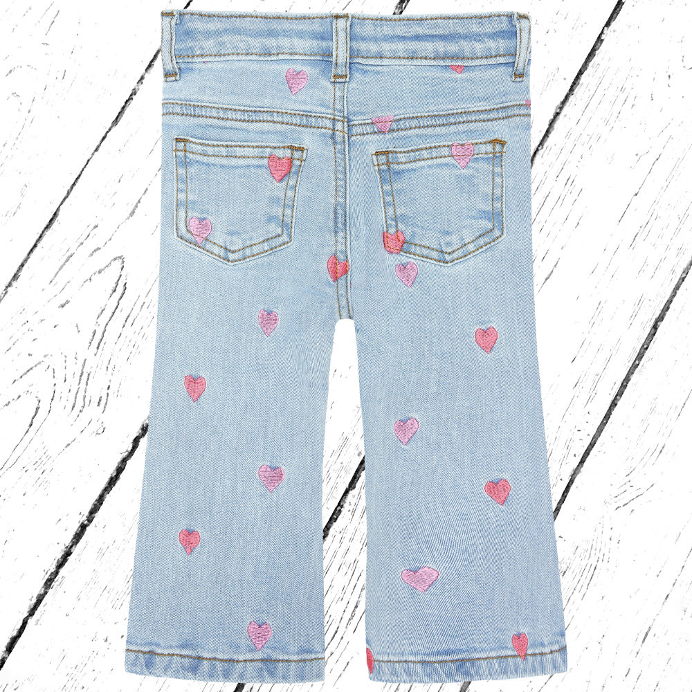 THE NEW TNSLieflared Embroidery Jeans Light Blue Denim