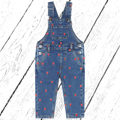 THE NEW Jeans Latzhose TNSLovia Denim Dungaree Medium Blue