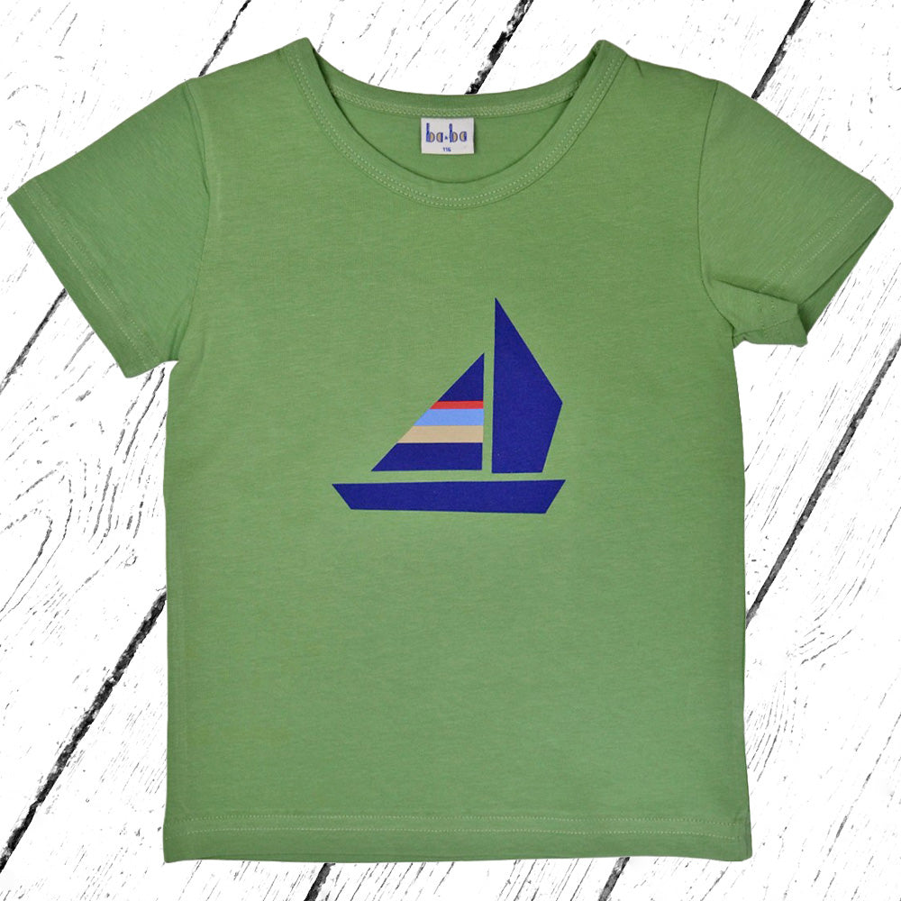 Baba Kidswear T-Shirt Boat Green