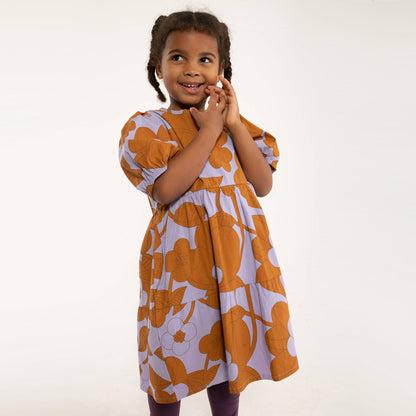 Danefae Kleid Organic Godis Dress Frozen Lilac Occer BLOOM BOOM