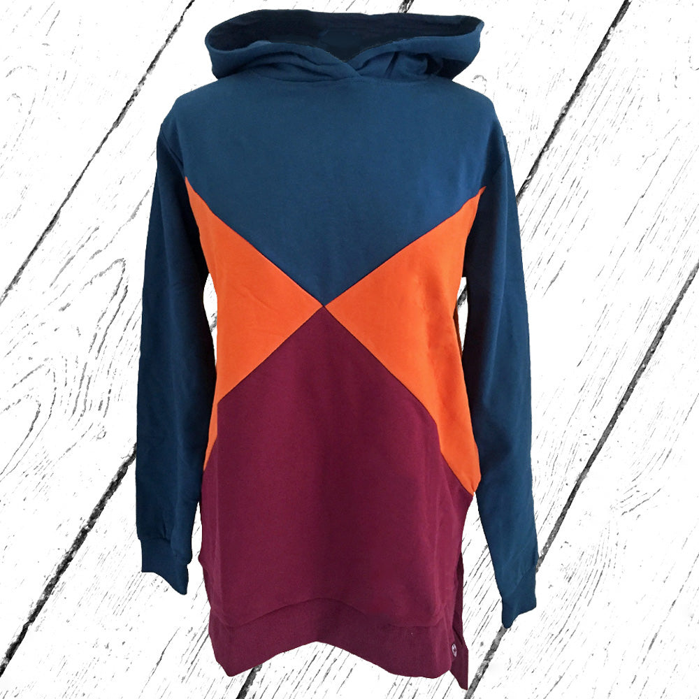 Danefae Longsweater Danepuk Hoodie Deep Ocean Multi