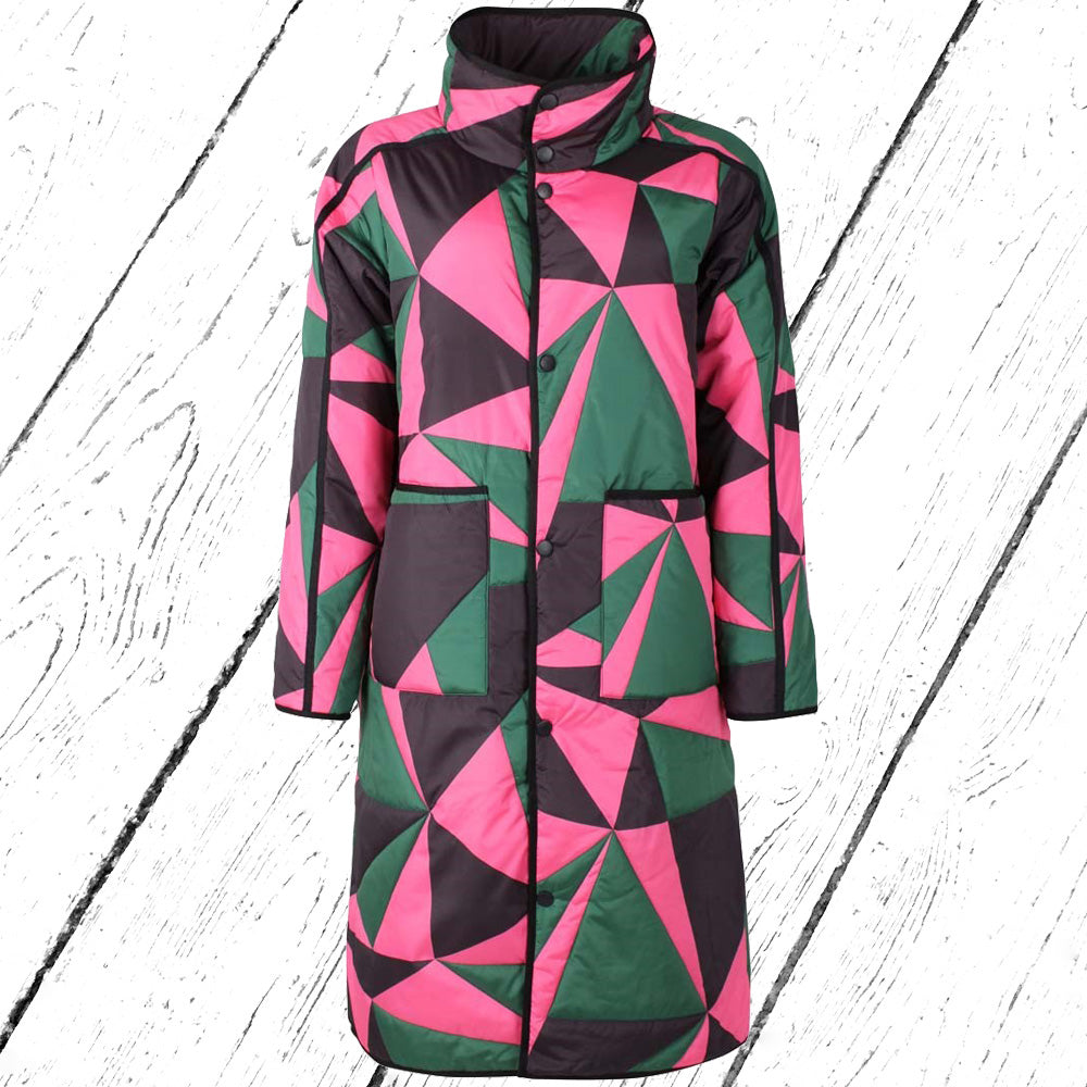 Danefae Wintermantel Danecherry Thermo Jacket Dark Pnie Black Bright Pink