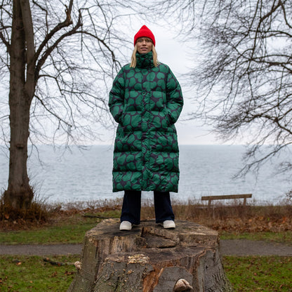 Danefae Wintermantel Danelamb Puffer Coat Black Dark Pine