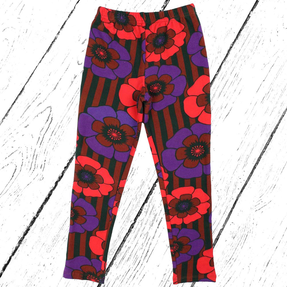 Danefae Andrea Warm Leggings Rust Purple FLOWER