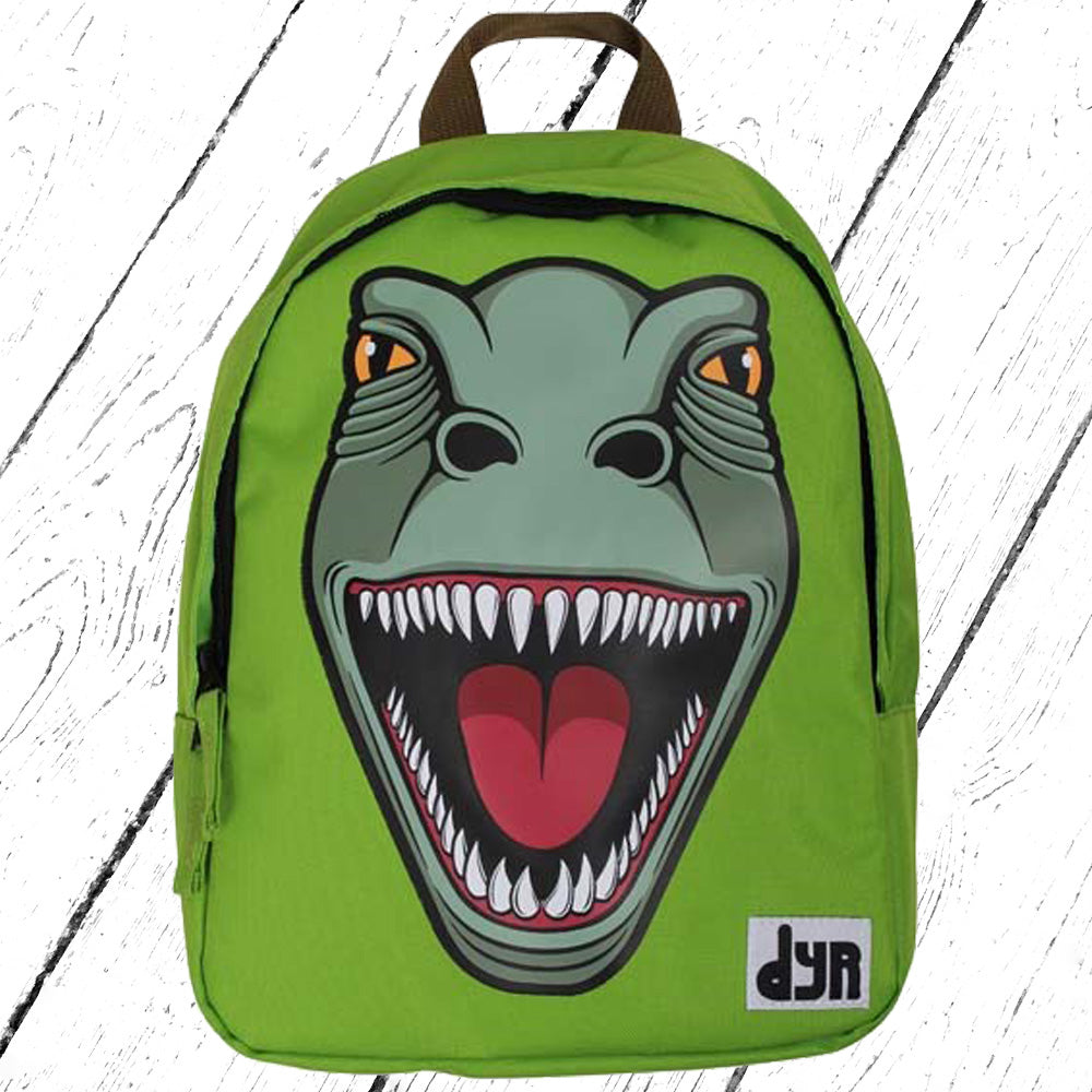 DYR Kids Backpack Rucksack Green T-REX