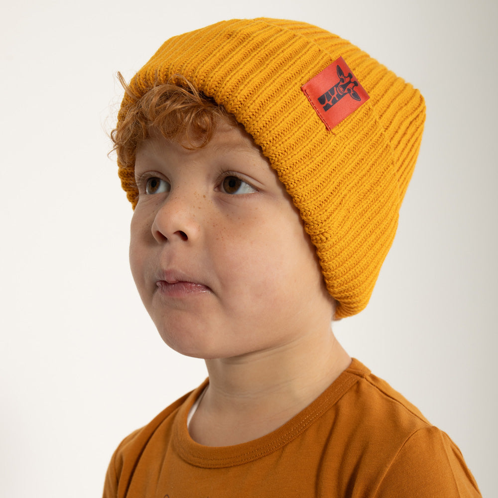 DYR Strickmütze Dyrland Cotton Beanie Golden Honey