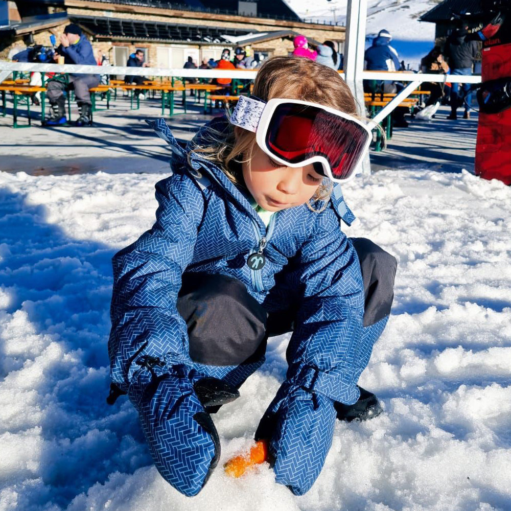 kinder schneeanzug mit handschuhen DucKsday Schneeanzug Junior Snowsuit Ranger – Mia Mohnstreusel