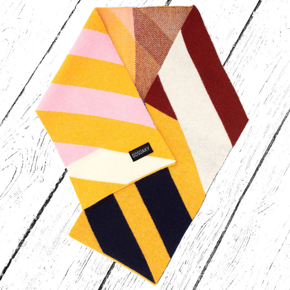 Gosoaky Schal KISS THE CAT Yellow Orange Multi