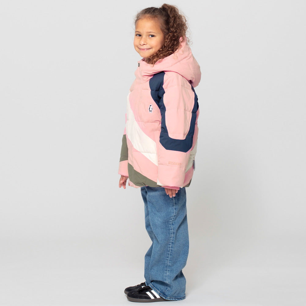 Gosoaky Winter Puffer Jacke DRAGONS DEN Evening Pink