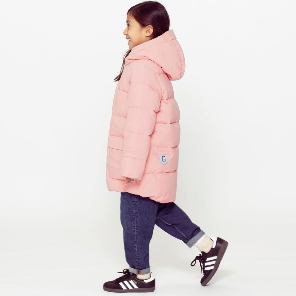 Gosoaky Winter Puffer Jacke TIGER EYE Evening Pink