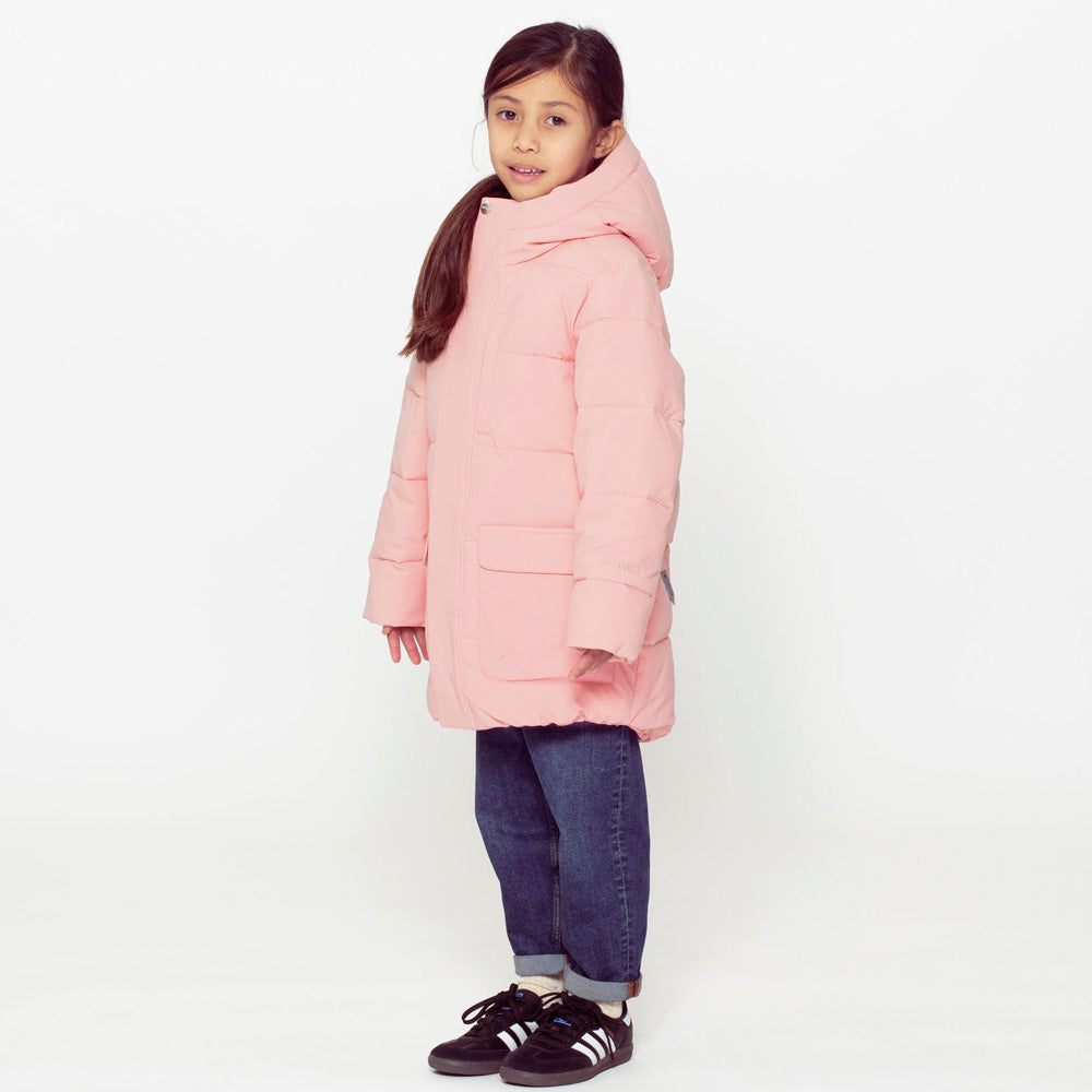 Gosoaky Winter Puffer Jacke TIGER EYE Evening Pink