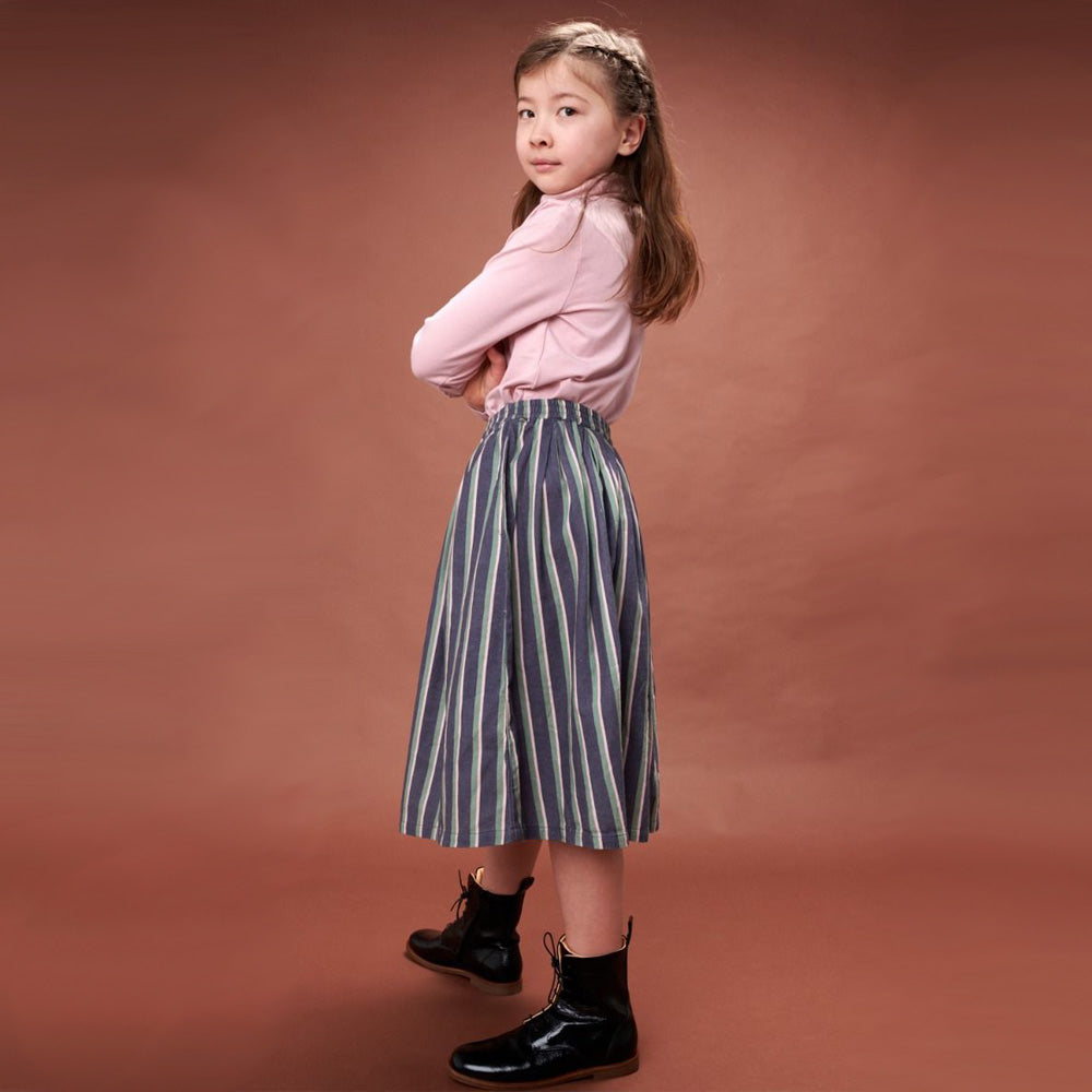 Lily Balou Rock Soho Long Skirt Stripes