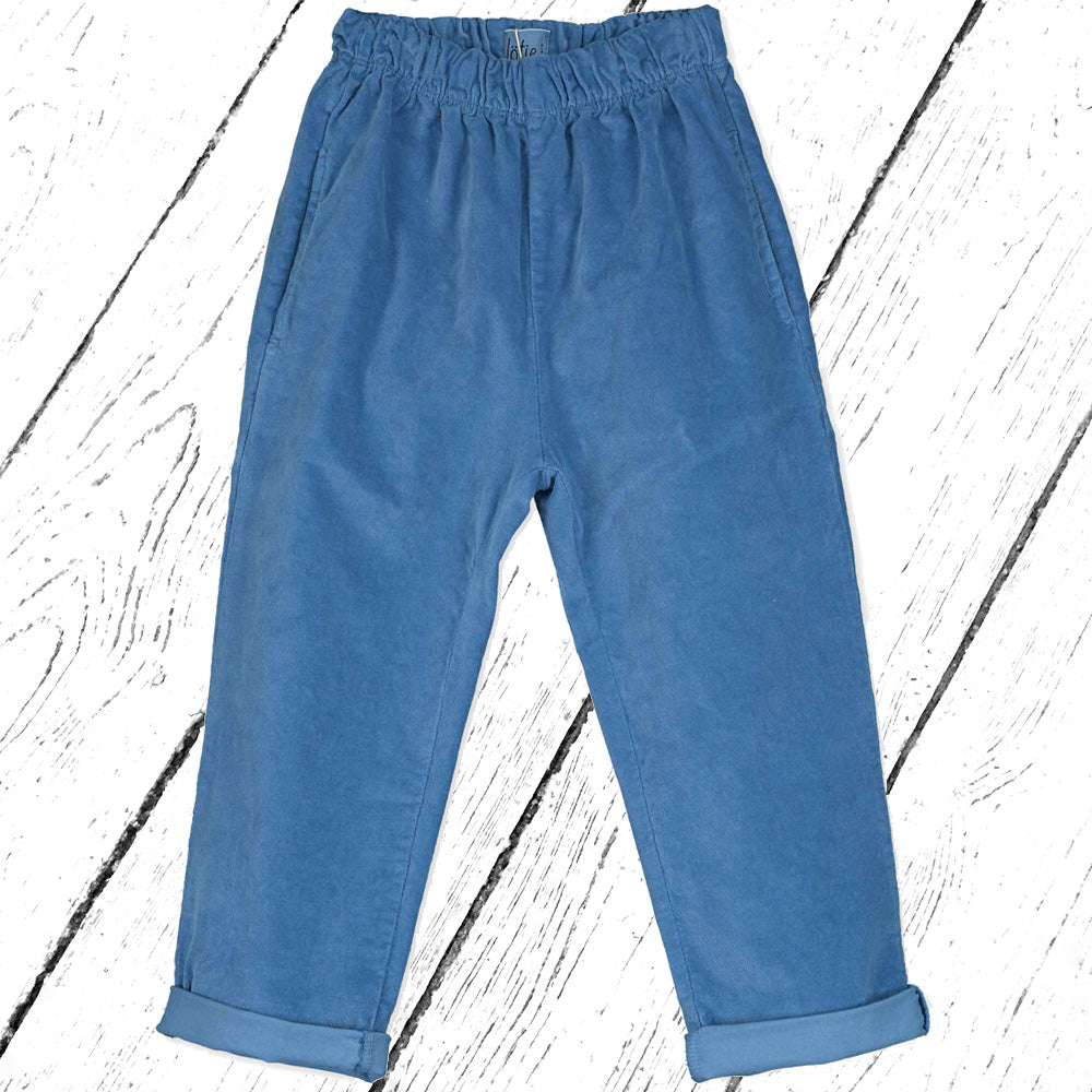 Lötiekids Nicki Hose Velvet Trousers Blue