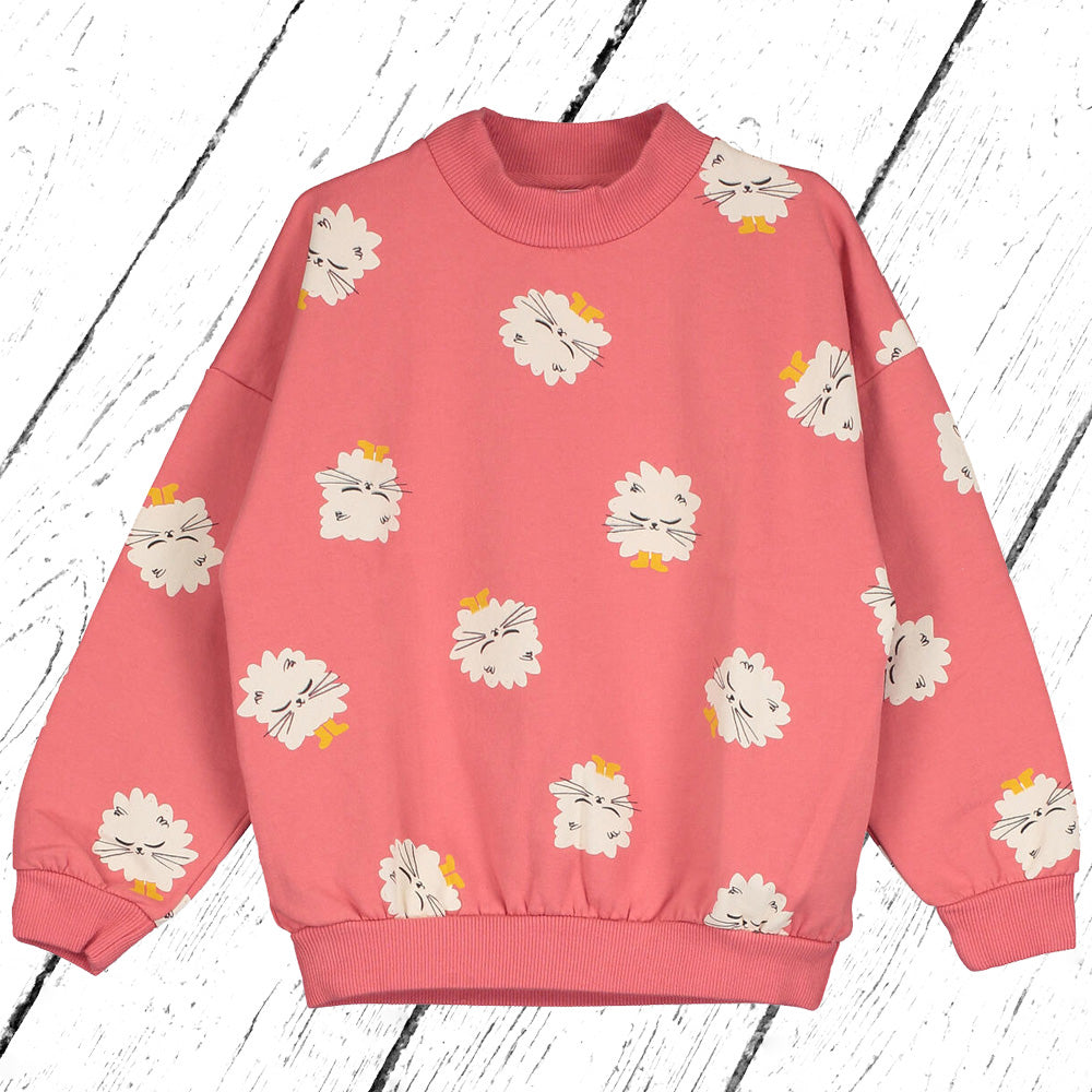 Lötiekids KITTENS IN BOOTS Sweatshirt Coral