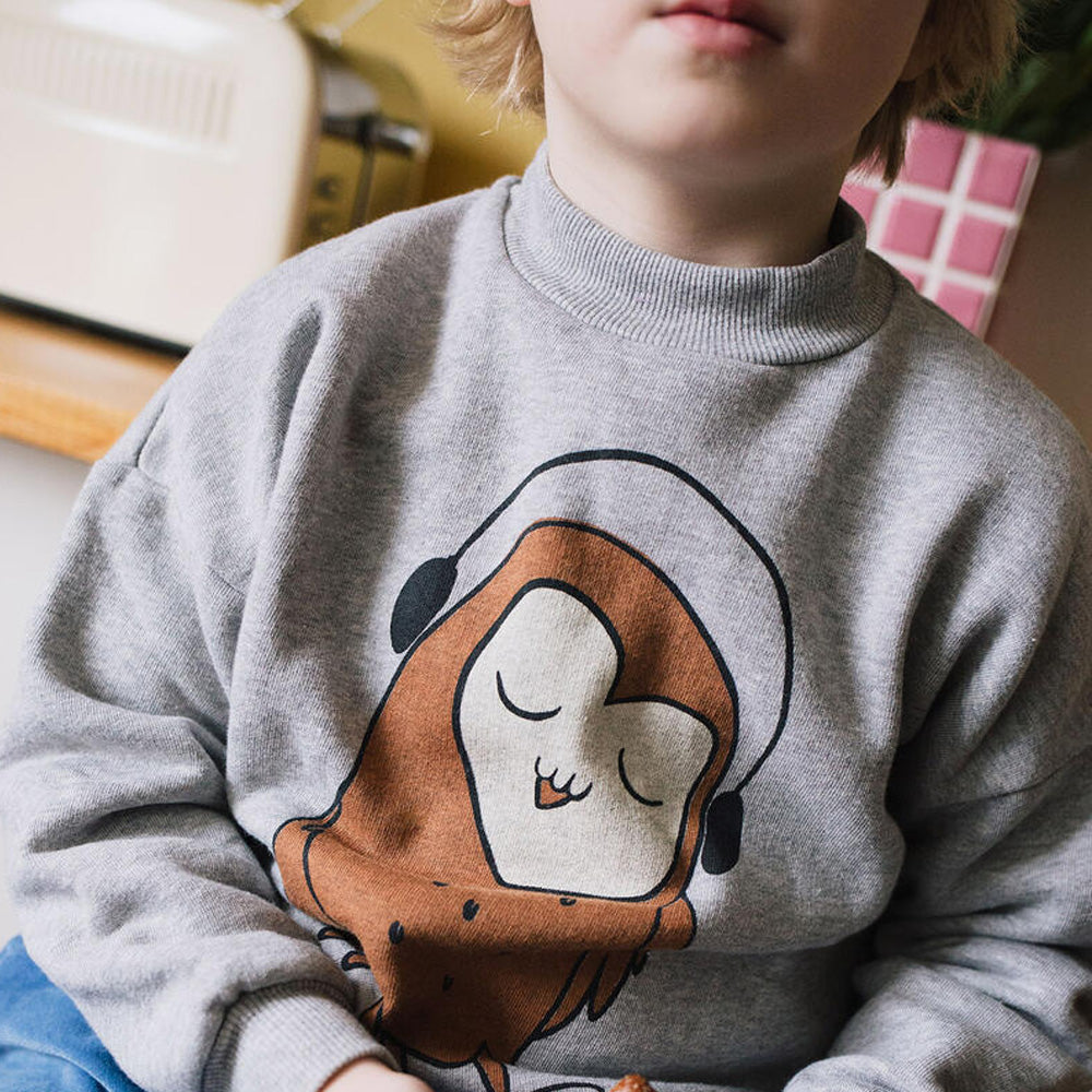 Lötiekids OWL Sweatshirt Grey