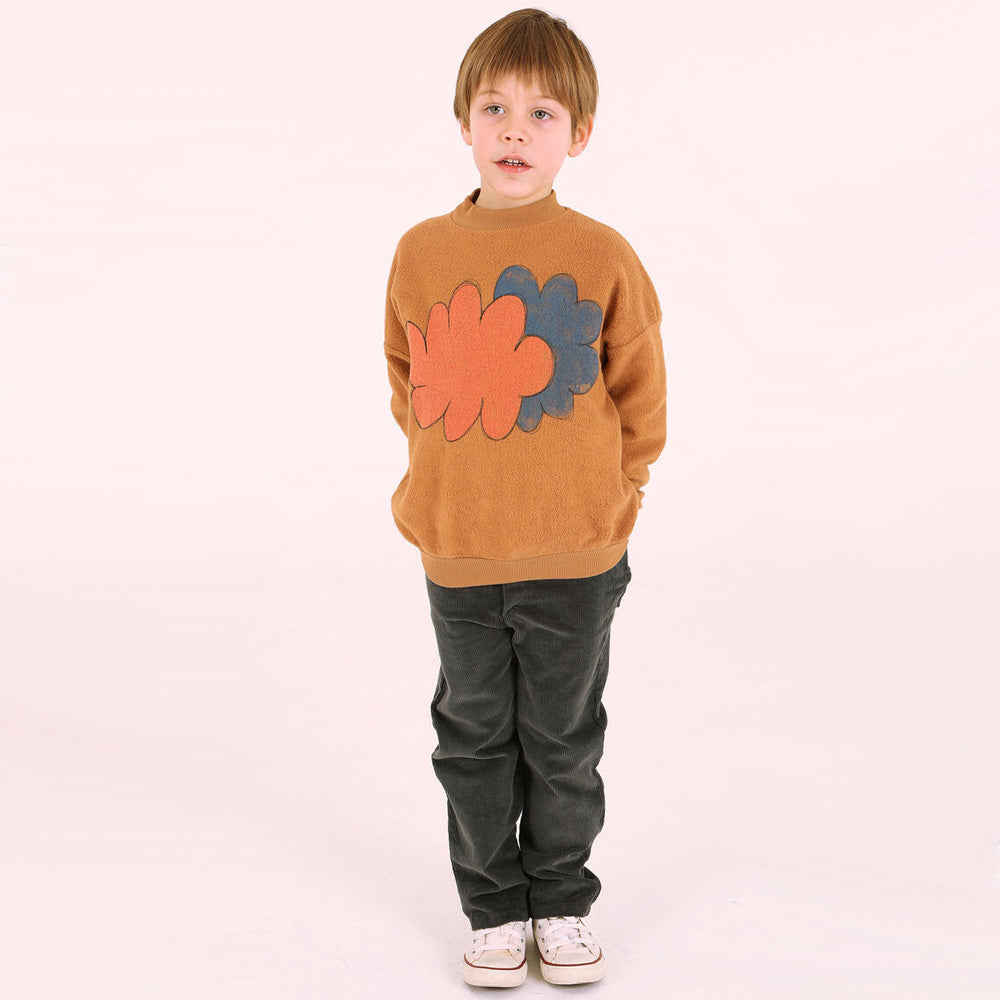 Lötiekids Kord Hose Straight Pockets Corduroy Pants Anthracite