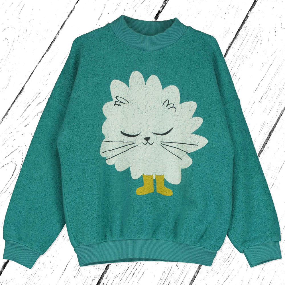 Lötiekids KITTEN Teddy Sweatshirt Green