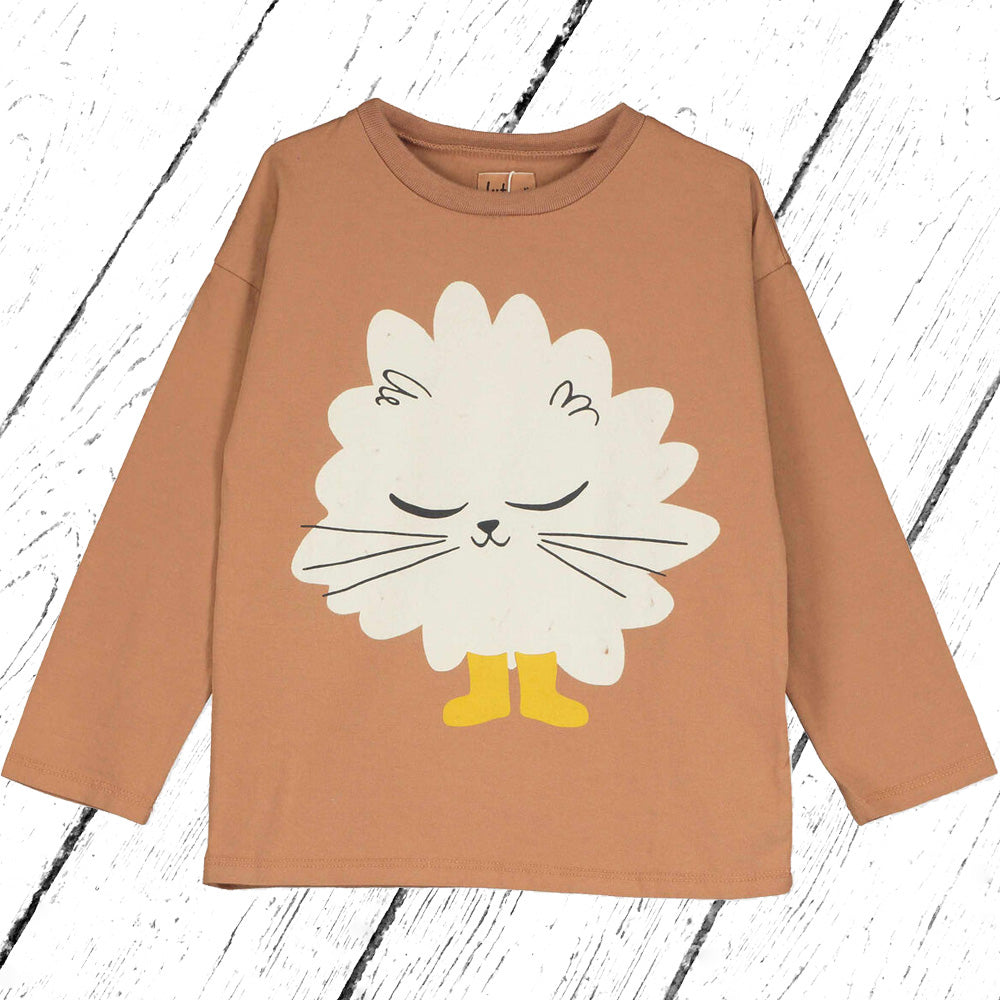 Lötiekids Shirt KITTEN Longsleeve Brown