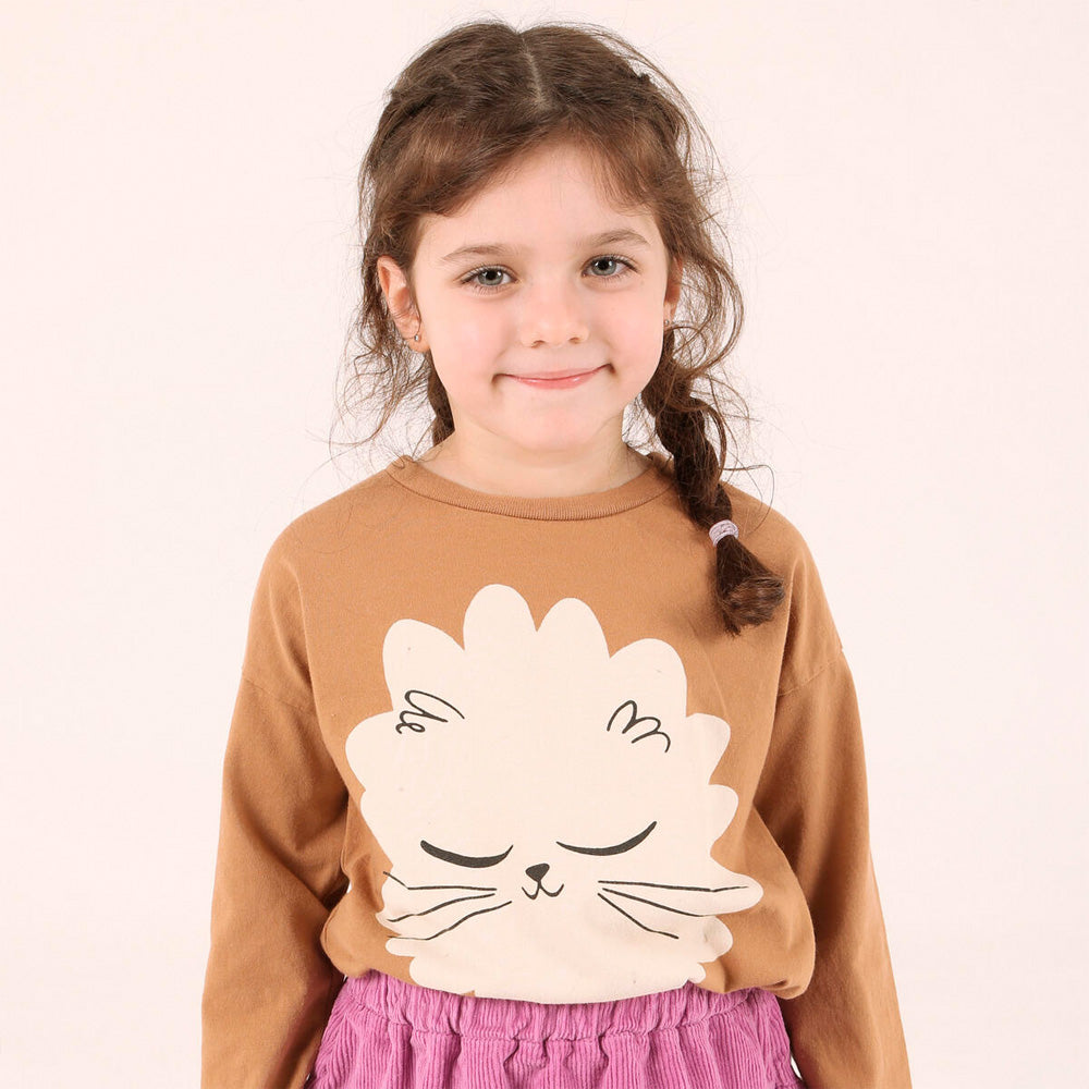 Lötiekids Shirt KITTEN Longsleeve Brown