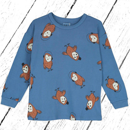 Lötiekids Shirt OWLS Longsleeve Blue