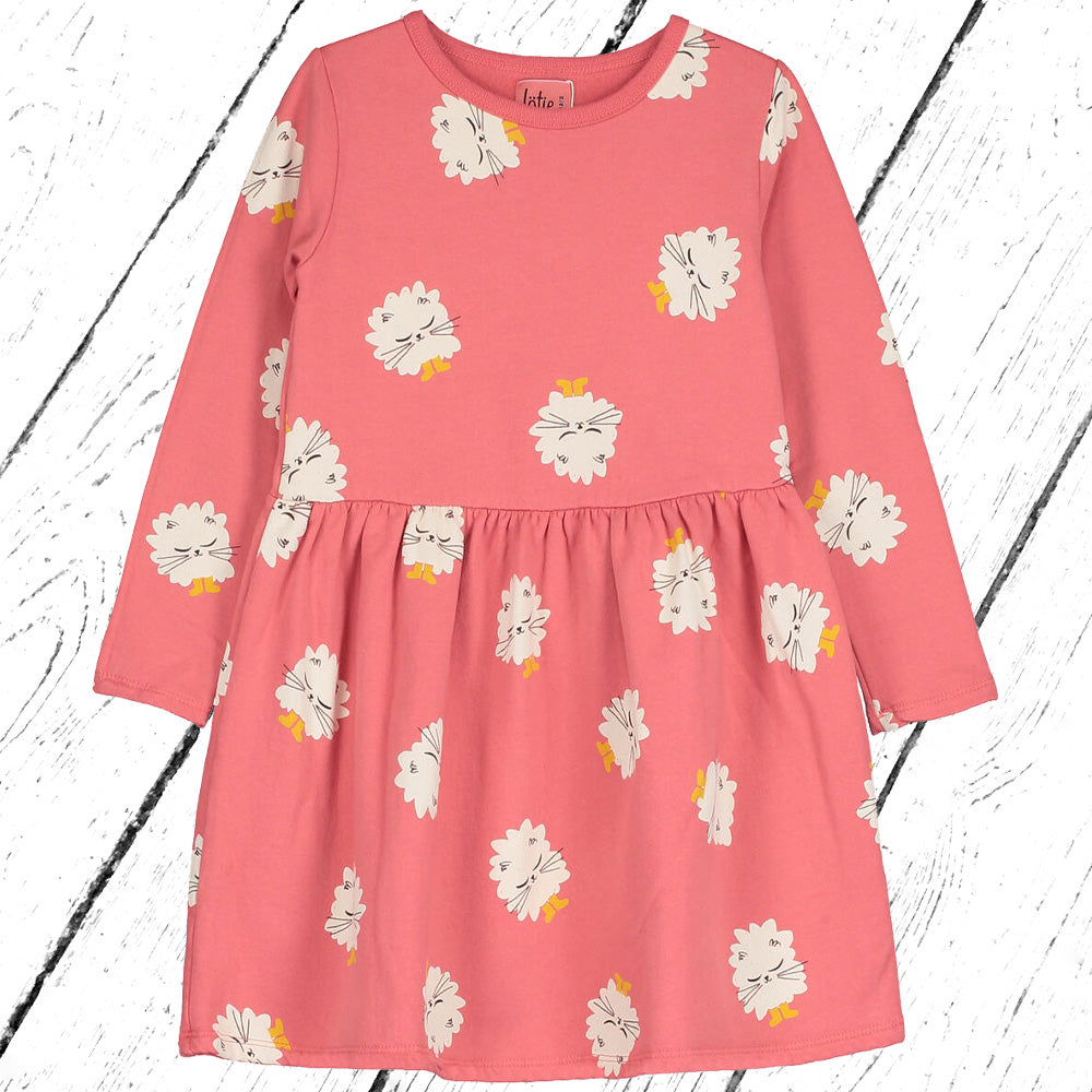 Lötiekids Kleid KITTENS IN BOOTS Dress Coral