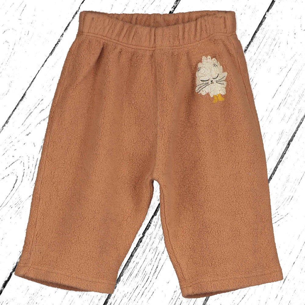 Lötiekids Hose Teddy Baby Wide Pants Brown