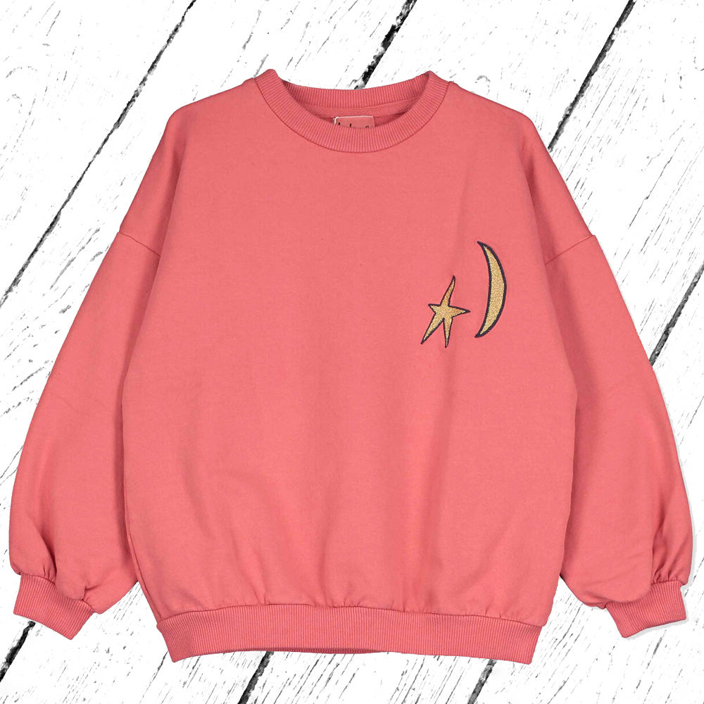 Lötiekids Sweatshirt MOON AND STAR Coral