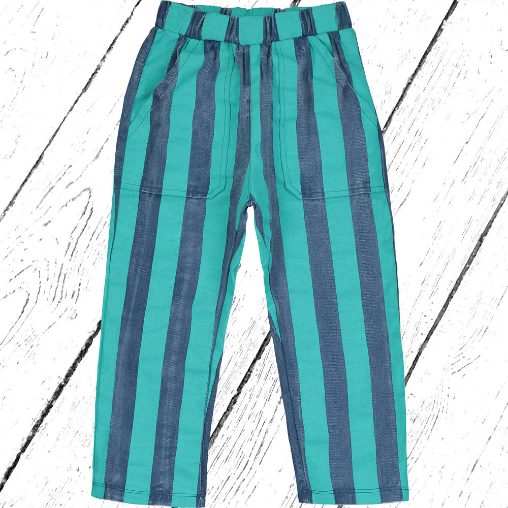 Lötiekids Hose Denim Mint Stripe Trousers