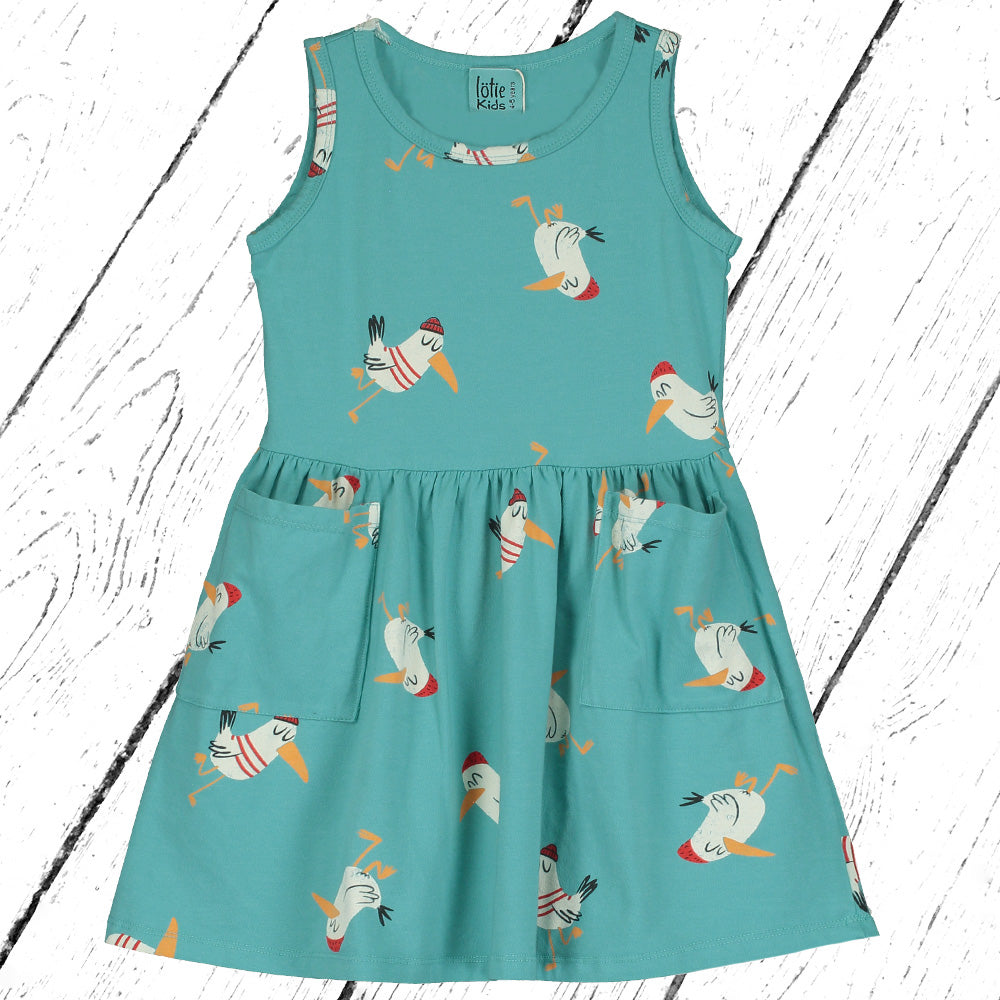 Lötiekids Kleid Seagulls Pocket Dress Pacific
