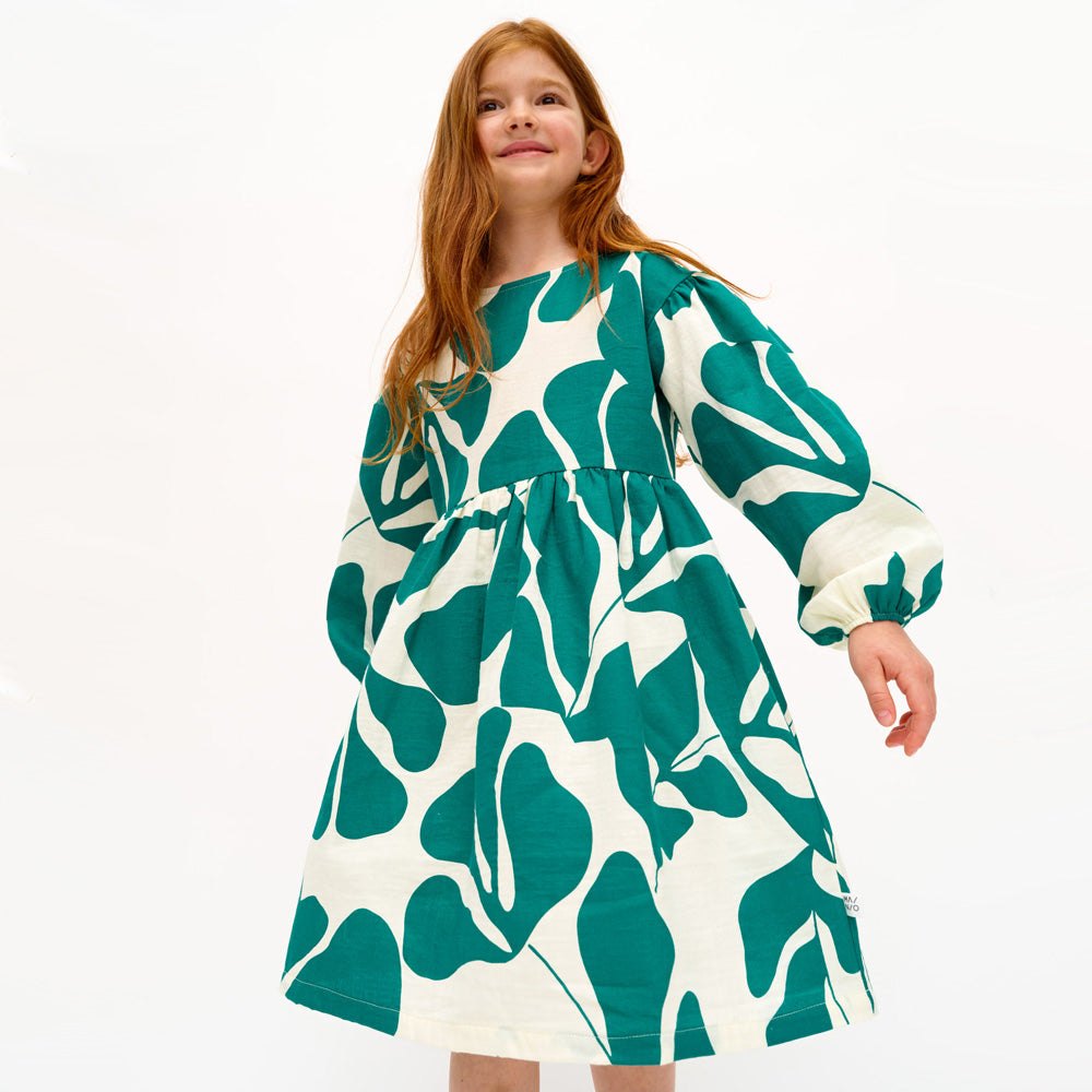 MAINIO Kleid Greenery Muslin Dress
