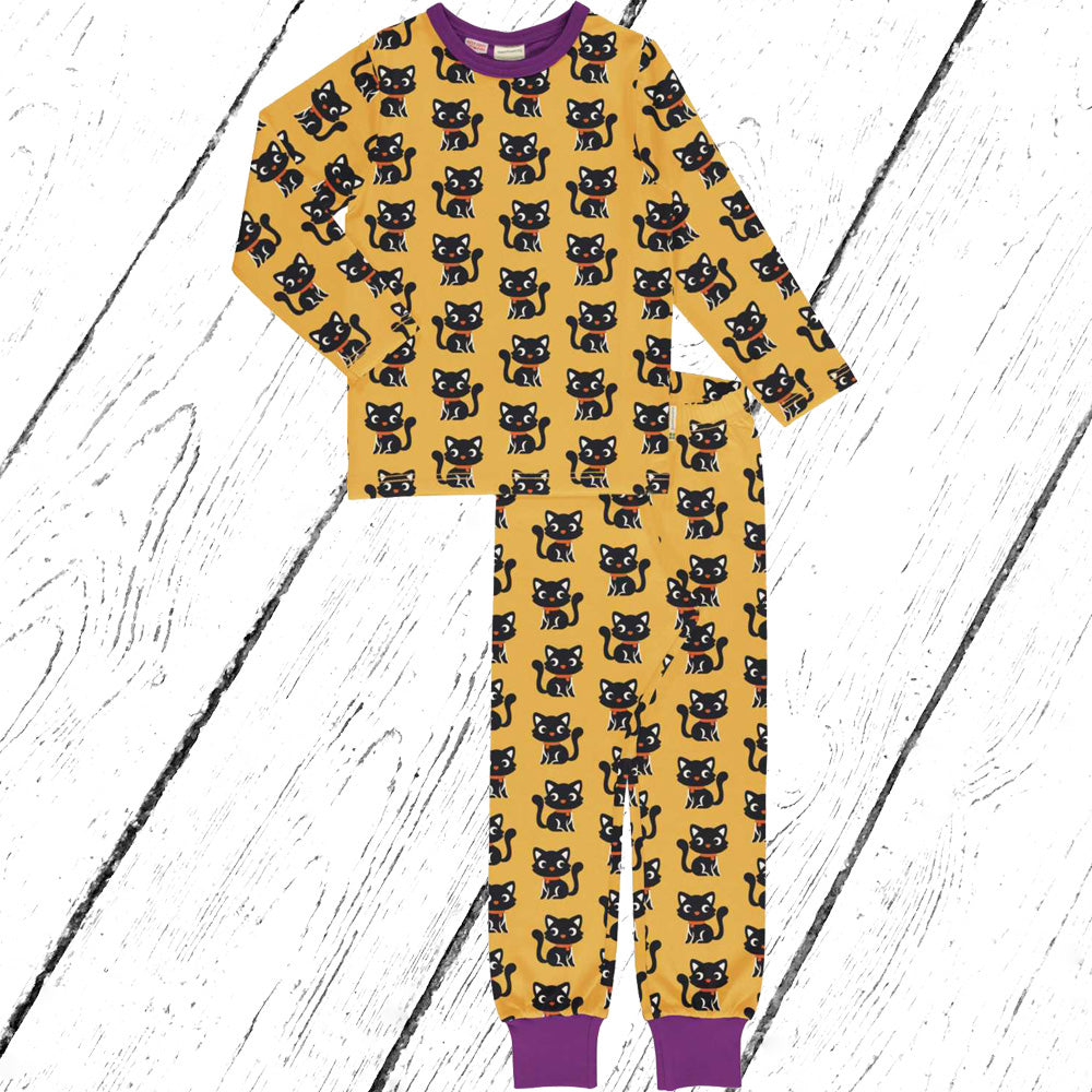 Maxomorra Schlafanzug Pyjama Set CAT