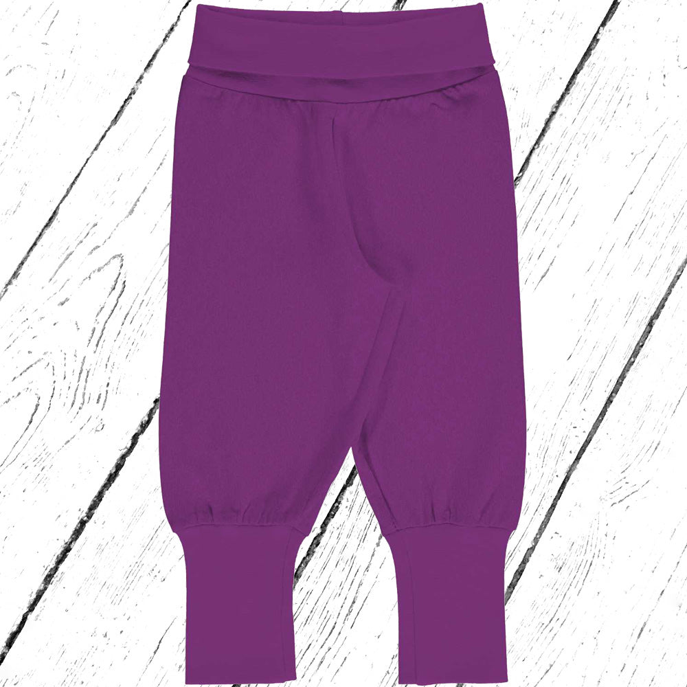 Maxomorra Hose Pants Waist Sweat Solid VIOLET