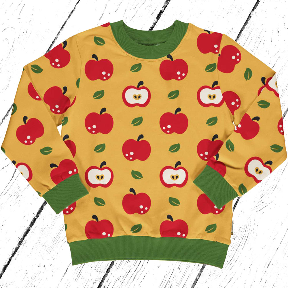 Maxomorra Lined Sweater APPLE