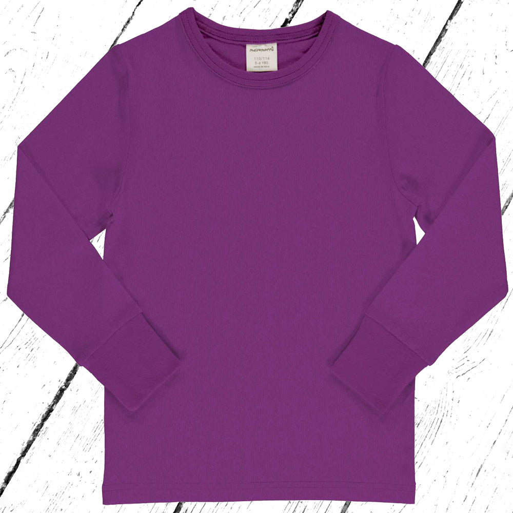 Maxomorra Shirt Solid VIOLET