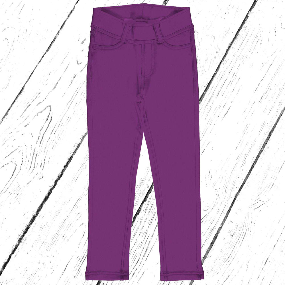 Maxomorra Hose Treggings Sweat Solid VIOLET