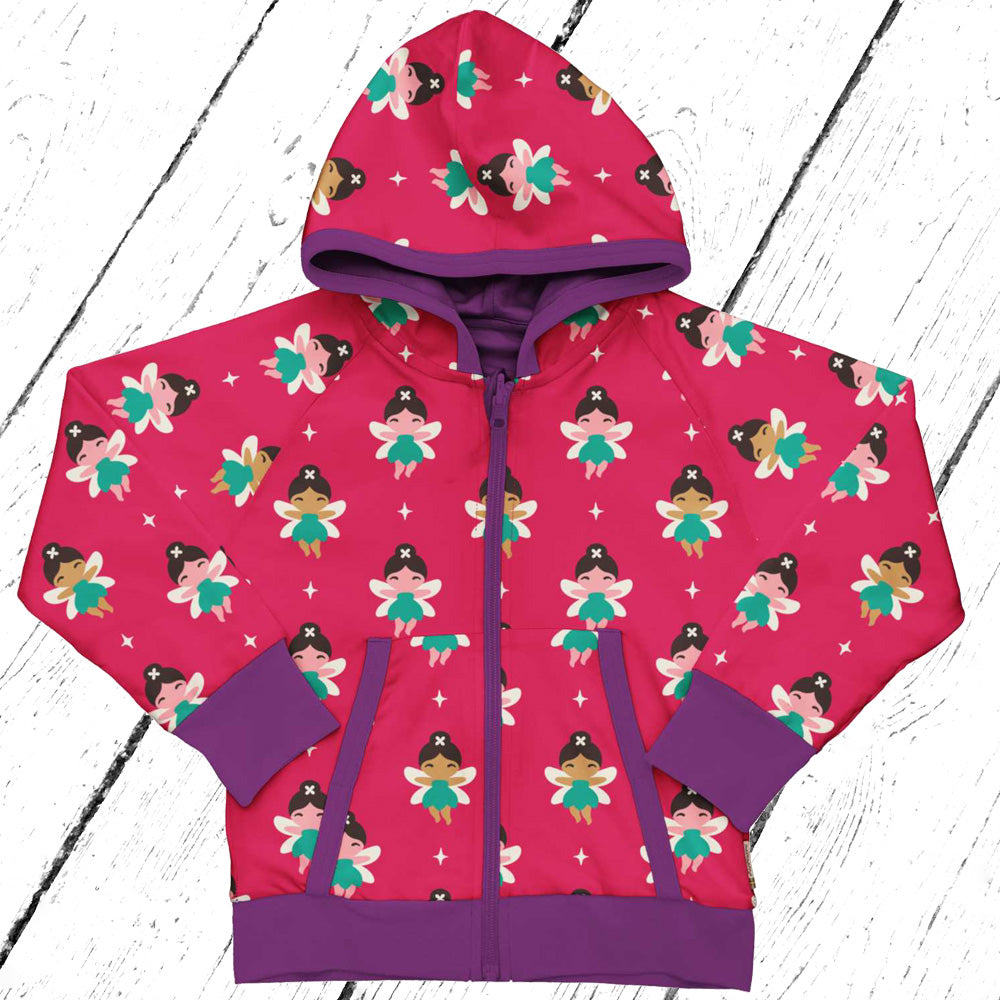 Maxomorra Jacke Cardigan Hood Reversible FAIRY