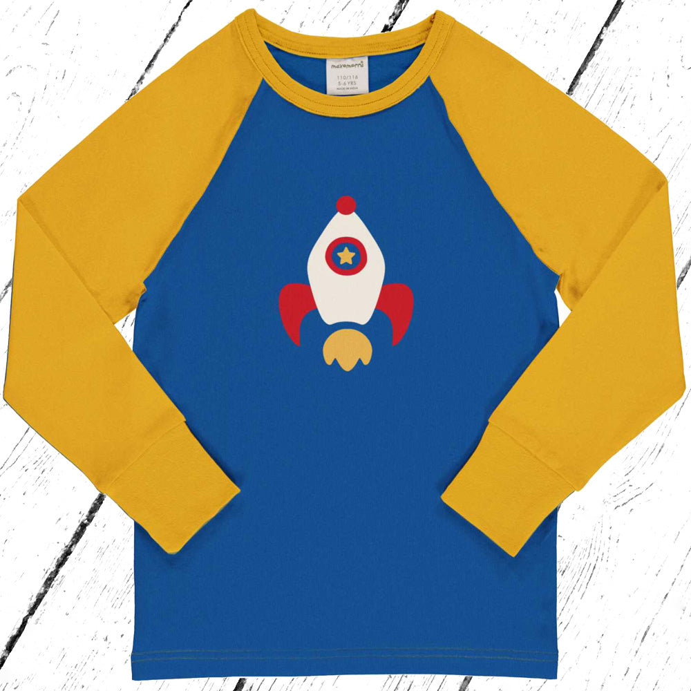 Maxomorra Shirt Top Raglan ROCKET