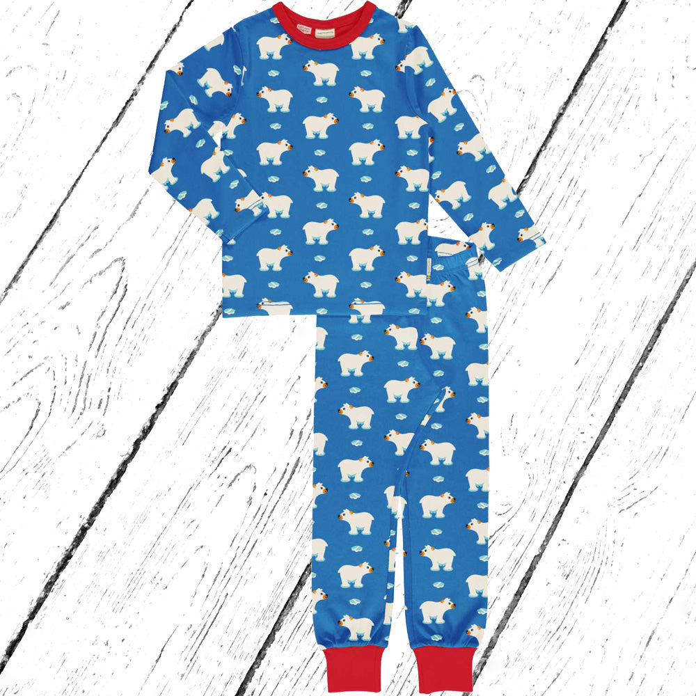 Maxomorra Schlafanzug Pyjama Set ICE BEAR