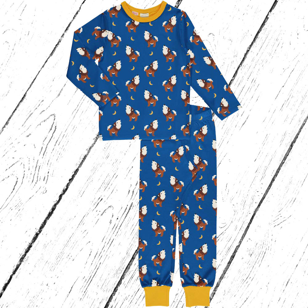 Maxomorra Schlafanzug Pyjama Set WOLF