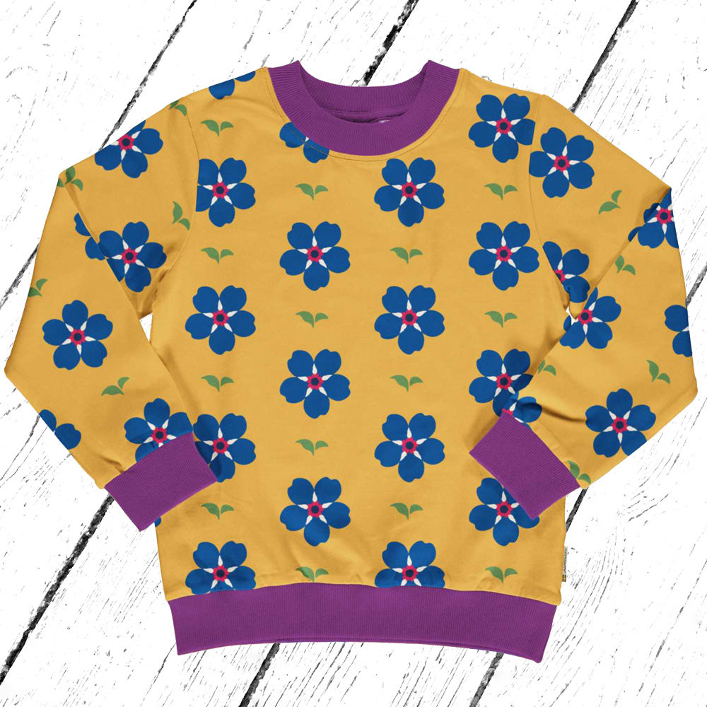 Maxomorra Lined Sweater FLOWER