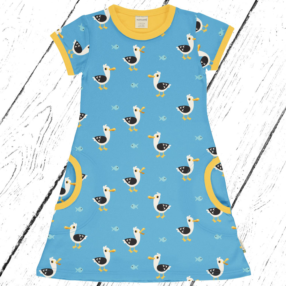 Maxomorra Kleid Dress SEAGULL