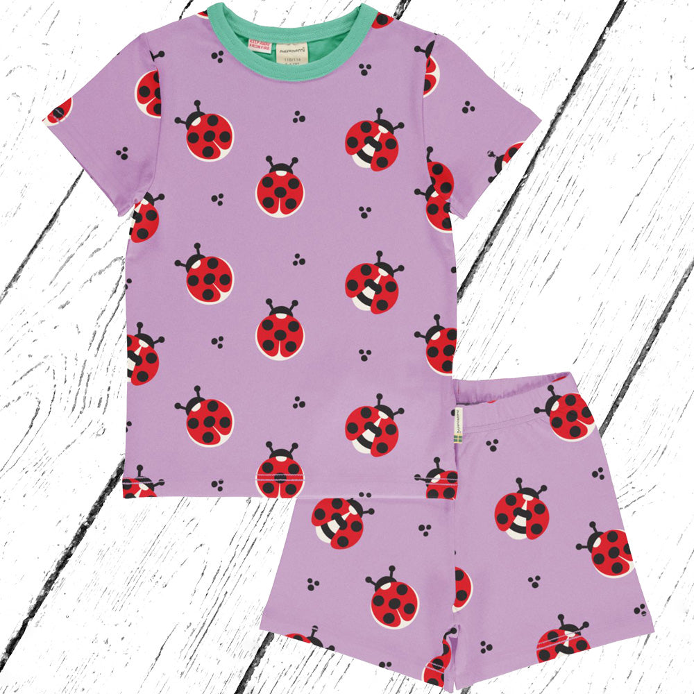 Maxomorra Schlafanzug Pyjama Set LADYBUG