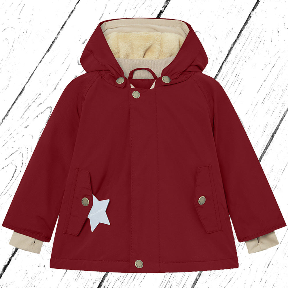 Mini A ture Winterjacke MATWALLY Winter Jacket Red Merlot