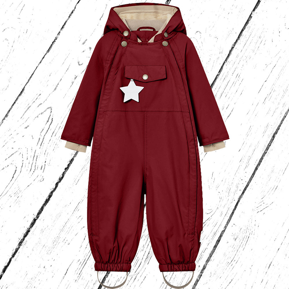 Mini A ture Schneeanzug MATWISTI Snowsuit Red Merlot