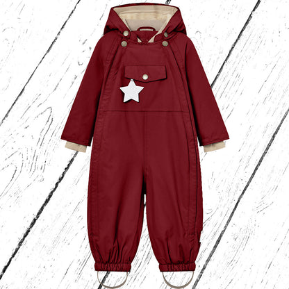 Mini A ture Schneeanzug MATWISTI Snowsuit Red Merlot