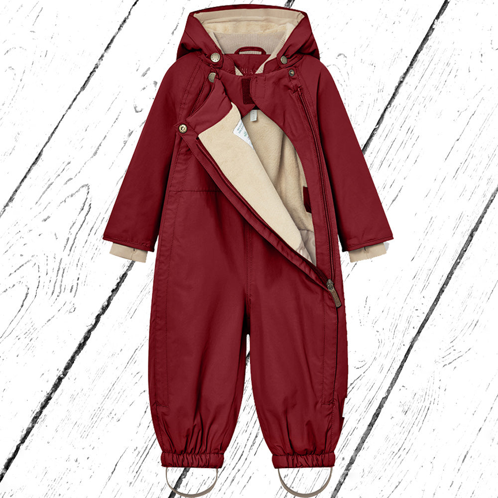 Mini A ture Schneeanzug MATWISTI Snowsuit Red Merlot